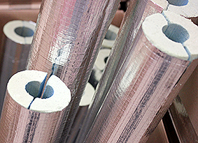 Phenolic Foiled Pipe Lagging Sections